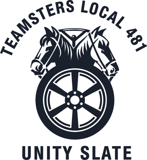 Teamsters Local 481 Unity Slate logo design reference to the international teamsters.
