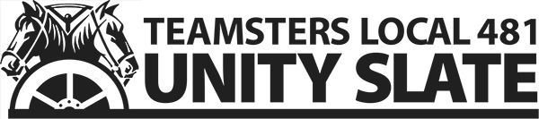 Teamsters Local 481 Unity Slate Logo, Go to Homepage